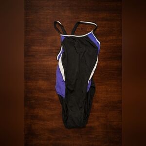 Dolfin Swimwear Tag in Black, Purple and White - NWT